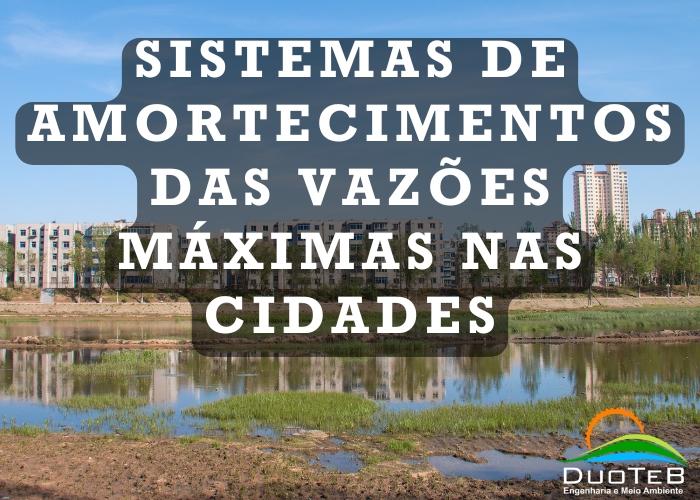 Sistemas de amortecimento das vazões máximas