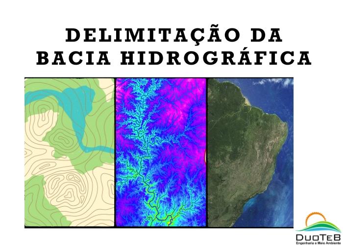 Delimitação das bacias hidrográficas